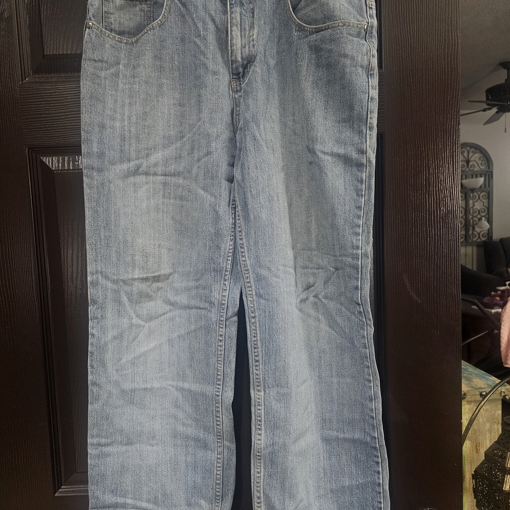 Anchor Blue Men's Relaxed Jeans - Light Blue